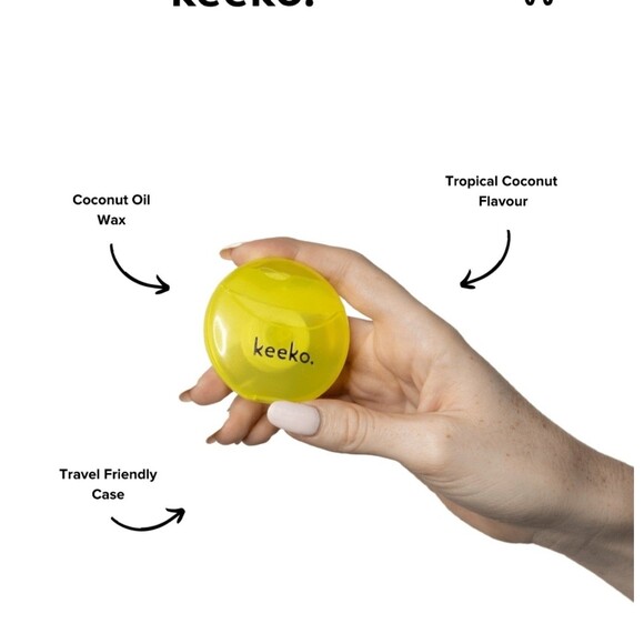 Keeko Oral Care Set 1 Good Brush Pink Biodegradable and Coconut Tooth Floss New - Picture 6 of 6